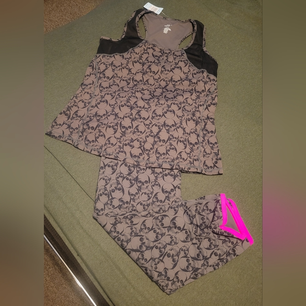 Torrid Black & Gray workout set